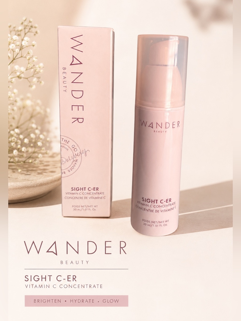 NEW/NIB Wander Beauty Sight C-er Vitamin C Concentrate
